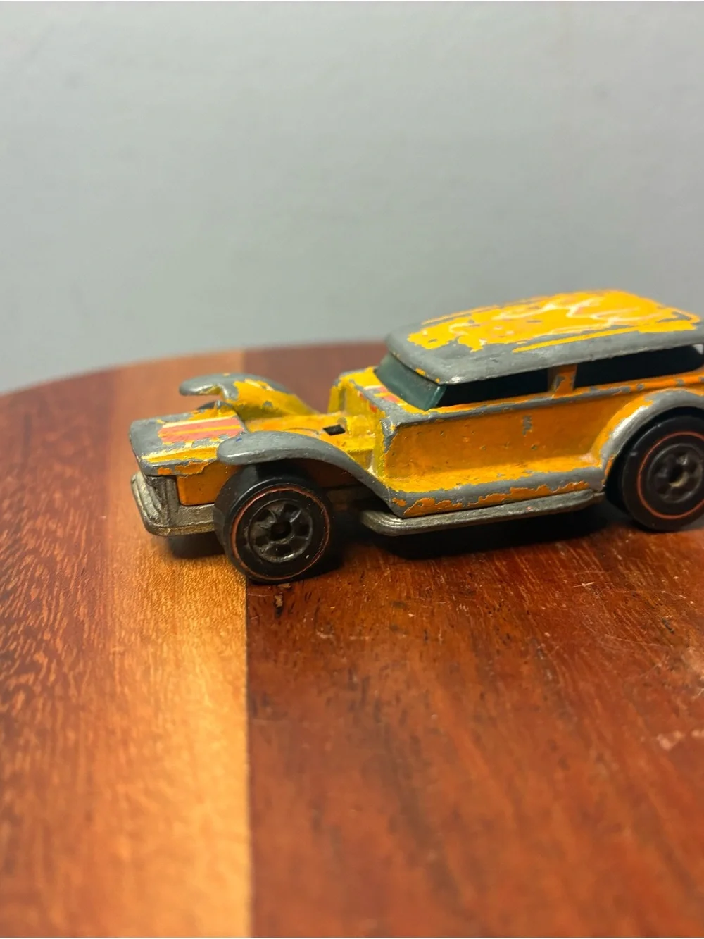 1969 Hot Wheels Redline Prowler Hong Kong Orange Yellow Mattel